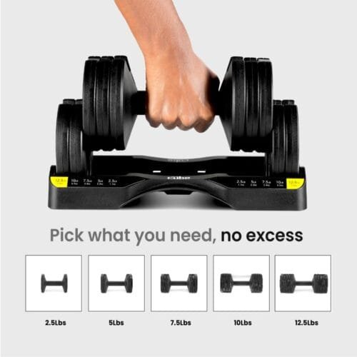 Best Home Workout Equipment for Small Space Full workout set 9 The Cube Club Adjustable Dumbbell Set Of 2 Cast Iron Powerbells For Empower Your Fitness (1.0-6 Kg) For Exercise Full Body Workout