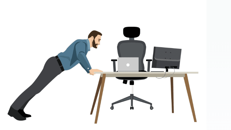 Desk Push-Ups (Arm & Chest Strength)-rablid.com